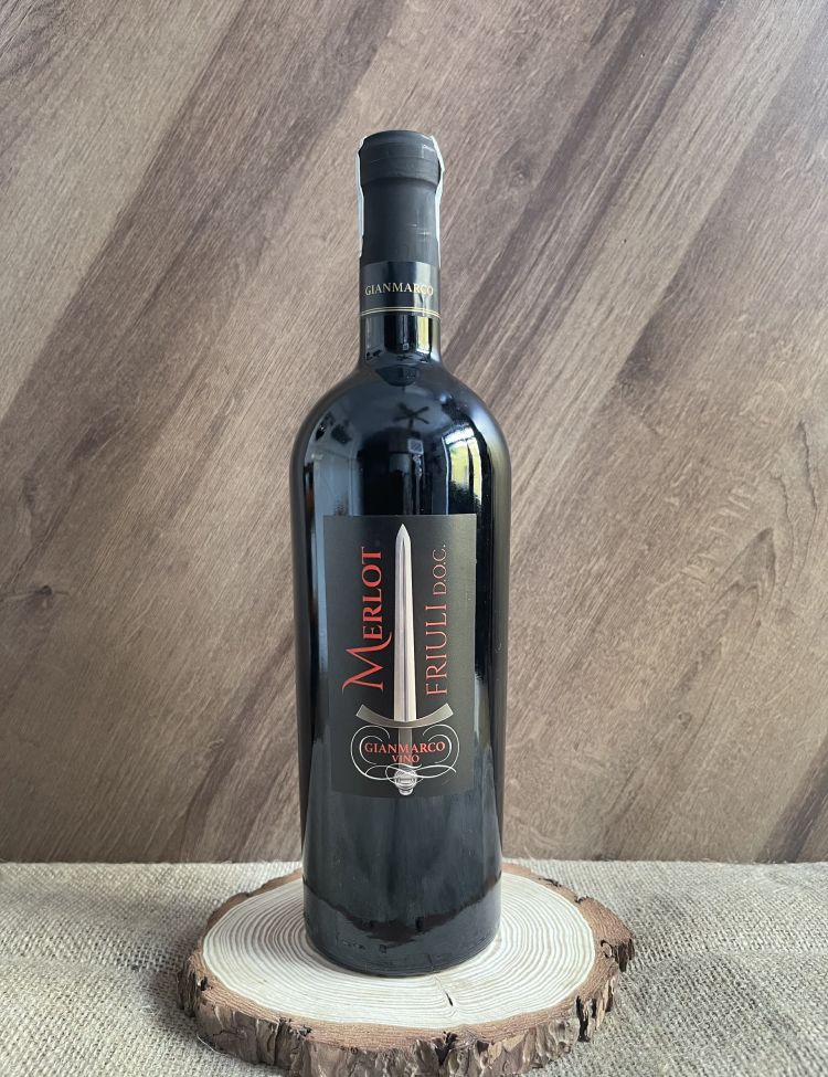 Rượu Vang Đỏ Merlot Friuli <5% ABV*