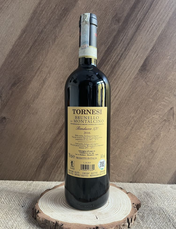 Rượu Vang Đỏ Tornesi Brunello di Montalcino Benducce 570 <5% ABV*
