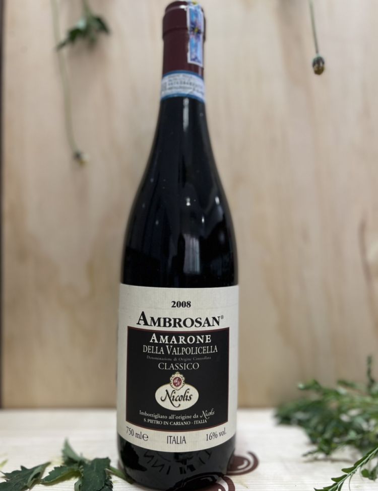 Rượu Vang Đỏ Nicolis  Ambrosan  Amarone <5% ABV*