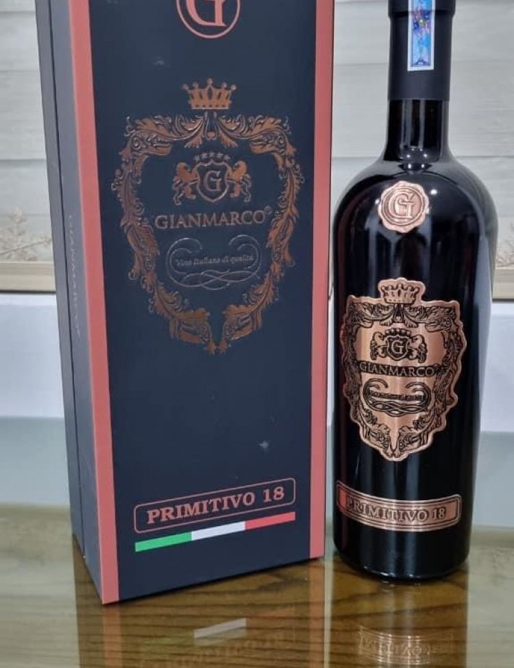 Quà Tặng Rượu Vang Gianmarco Primitivo 18 <5% ABV*