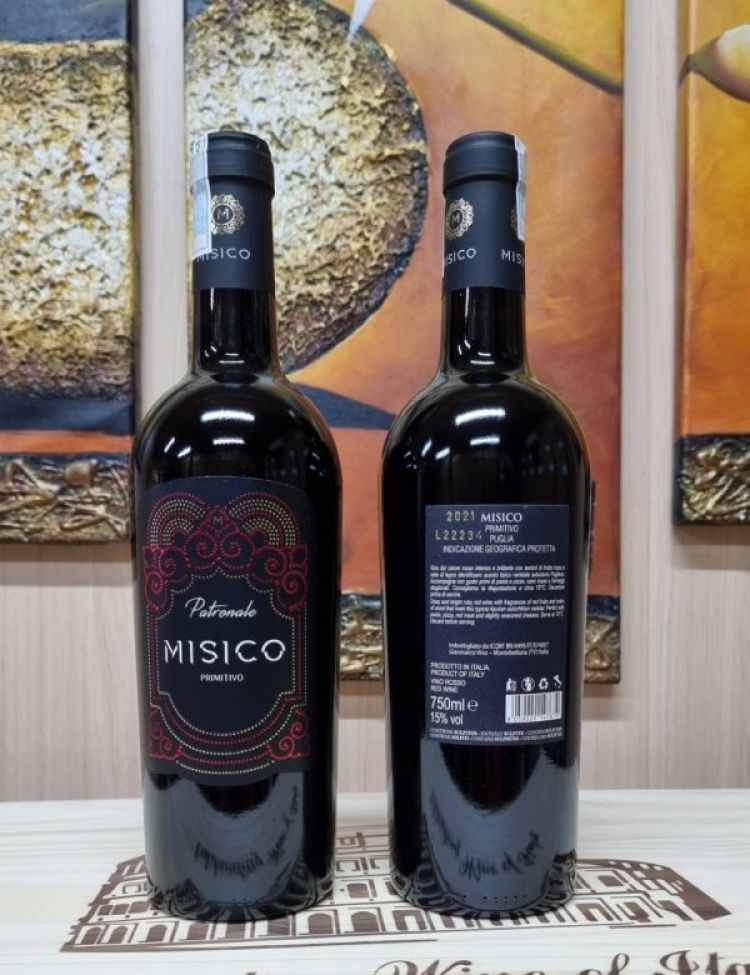 Rượu Vang Đỏ Misico Primitivo <5% ABV*