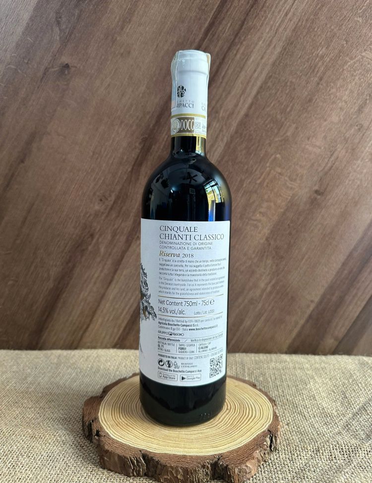 Rượu Vang Đỏ Chianti Classico Riserva (Lá Vàng) <5% ABV*